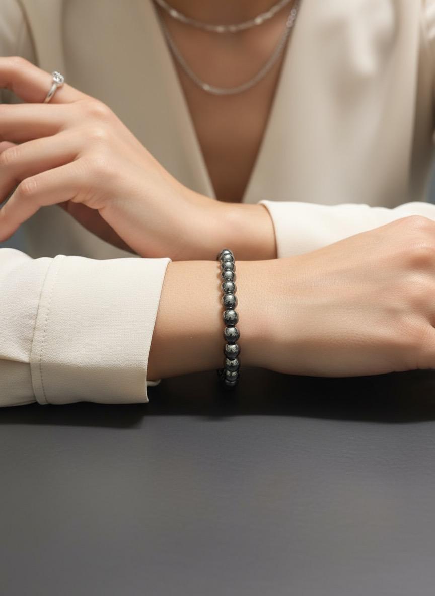 Evaarah - Energised🧲 Magnetite Bracelet – Balance, Strength & Grounding